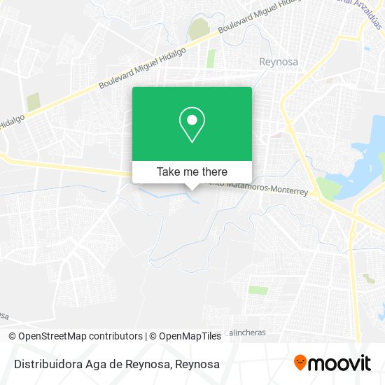 Distribuidora Aga de Reynosa map
