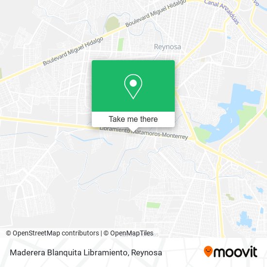 Maderera Blanquita Libramiento map