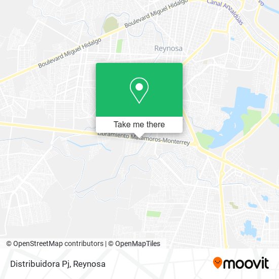Mapa de Distribuidora Pj
