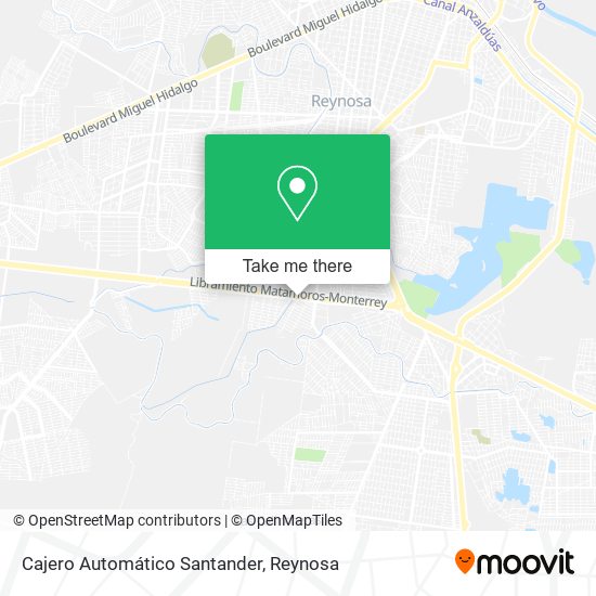 Cajero Automático Santander map