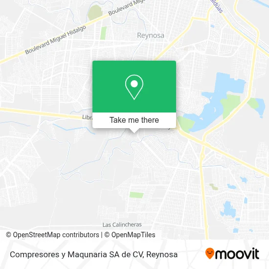 Compresores y Maqunaria SA de CV map