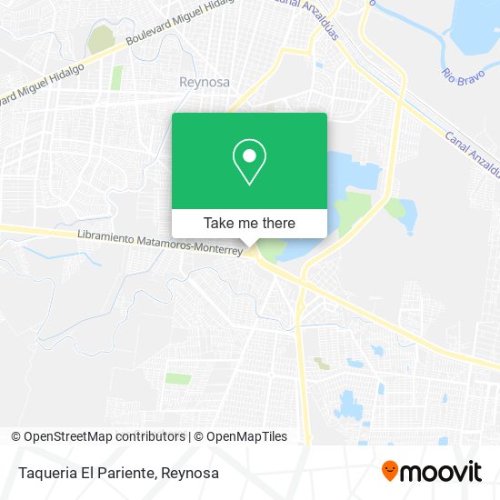Mapa de Taqueria El Pariente