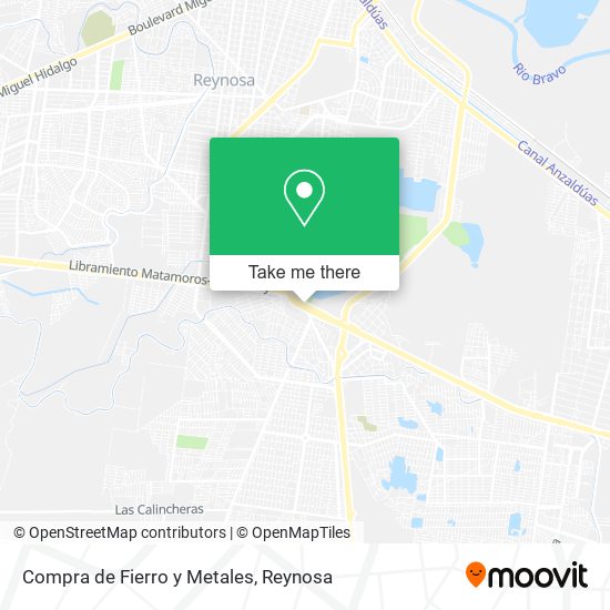 Compra de Fierro y Metales map