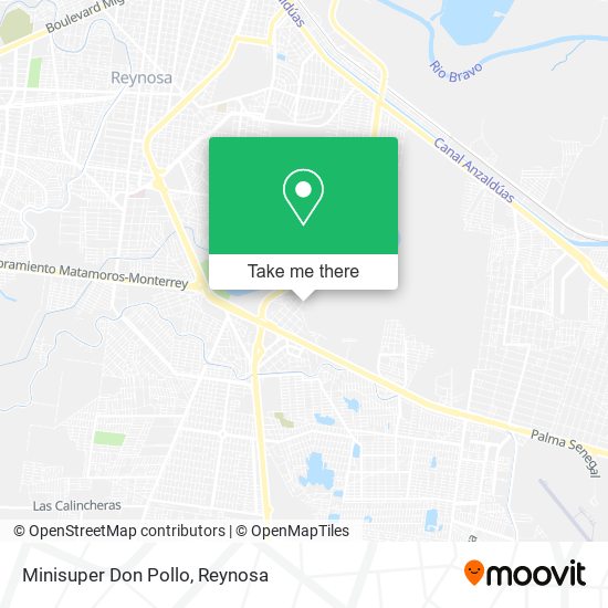 Mapa de Minisuper Don Pollo