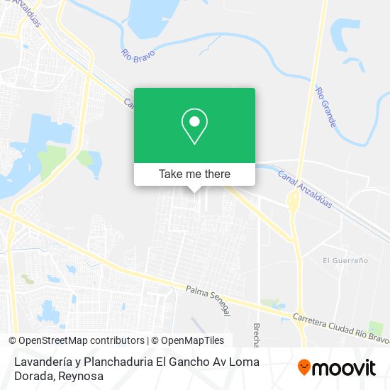 Lavandería y Planchaduria El Gancho Av Loma Dorada map