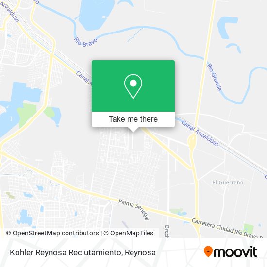Kohler Reynosa Reclutamiento map
