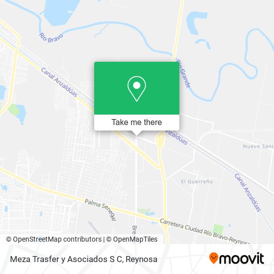 Mapa de Meza Trasfer y Asociados S C