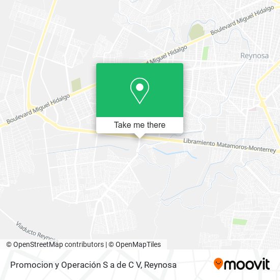 Promocion y Operación S a de C V map