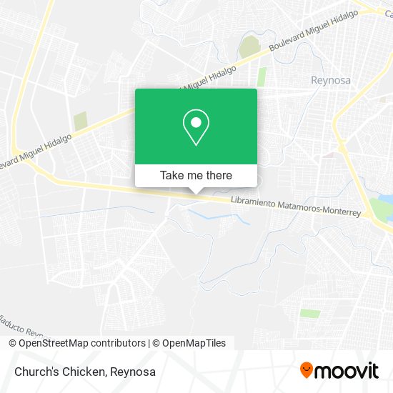 Mapa de Church's Chicken