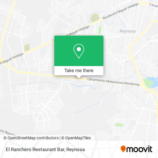 El Ranchero Restaurant Bar map