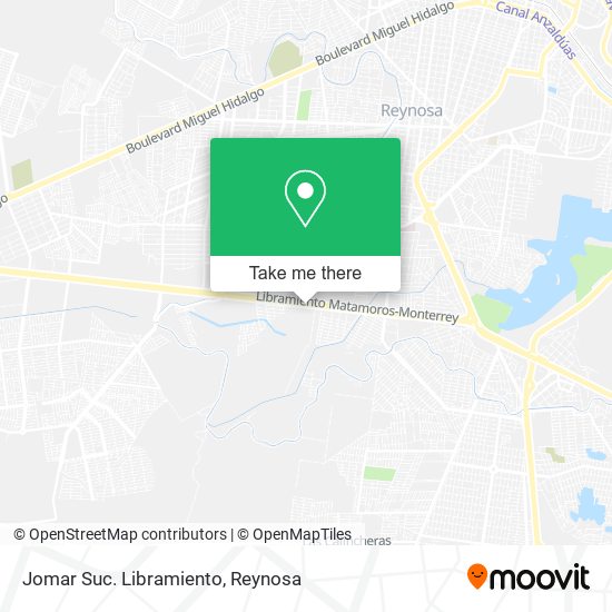 Jomar Suc. Libramiento map