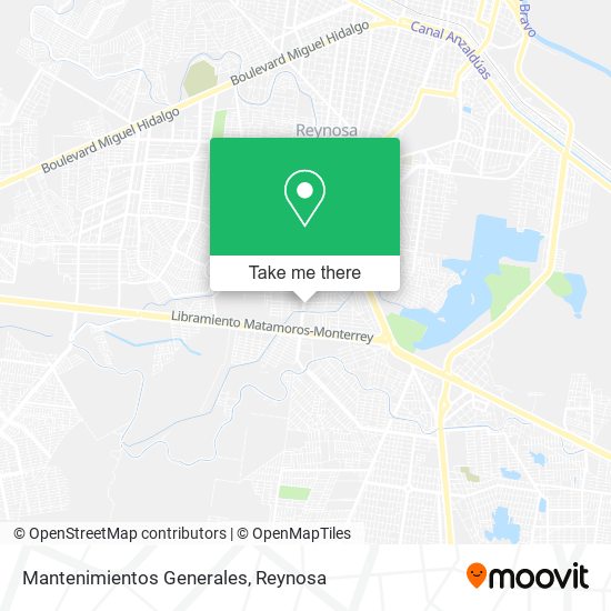 Mantenimientos Generales map