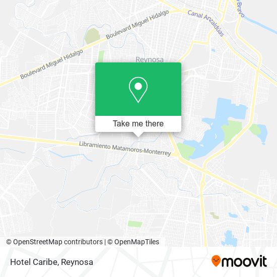 Mapa de Hotel Caribe