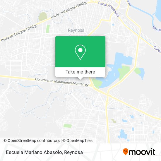 Mapa de Escuela Mariano Abasolo