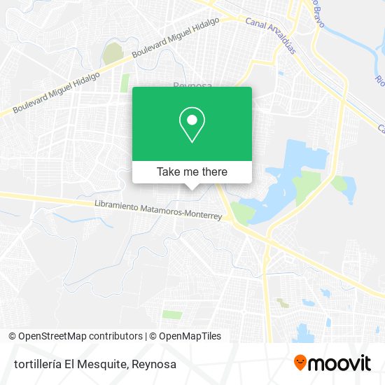 tortillería El Mesquite map