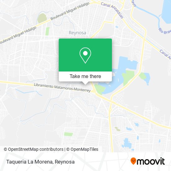 Mapa de Taqueria La Morena
