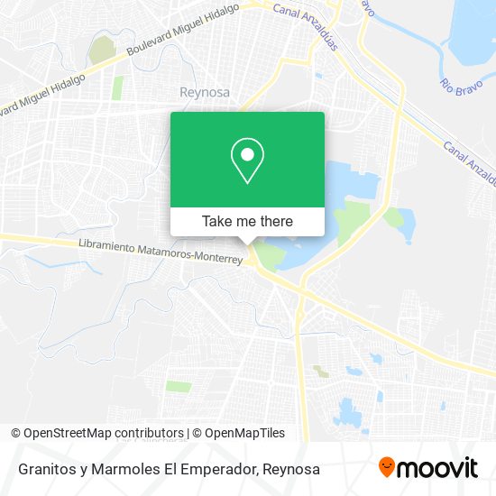 Mapa de Granitos y Marmoles El Emperador