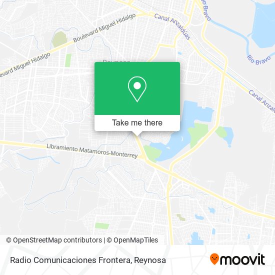 Radio Comunicaciones Frontera map