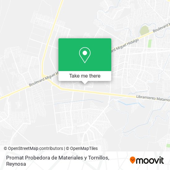 Promat Probedora de Materiales y Tornillos map