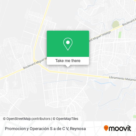 Promocion y Operación S a de C V map