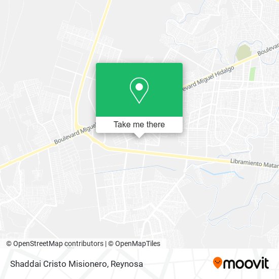 Shaddai Cristo Misionero map