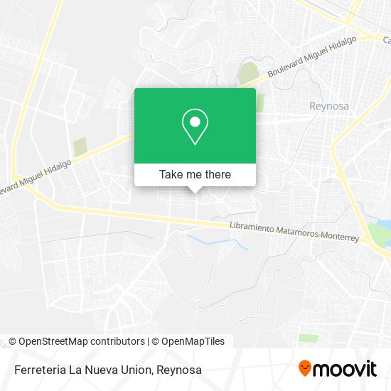 Mapa de Ferreteria La Nueva Union