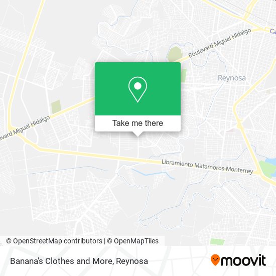Banana's Clothes and More map