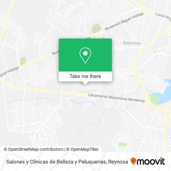 Salones y Clinicas de Belleza y Peluquerías map