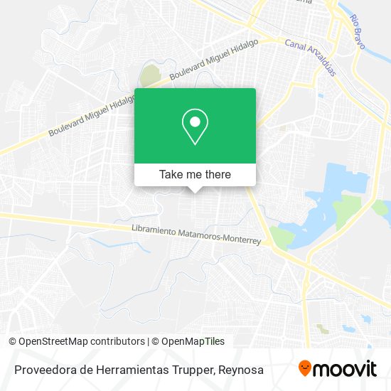 Mapa de Proveedora de Herramientas Trupper