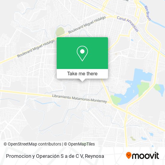 Mapa de Promocion y Operación S a de C V