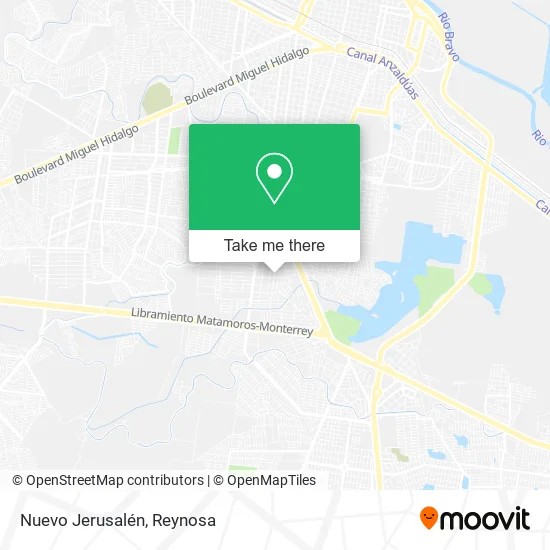 Nuevo Jerusalén map