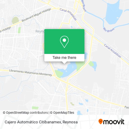 Mapa de Cajero Automático Citibanamex
