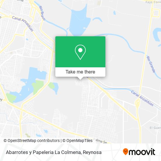 Abarrotes y Papeleria La Colmena map