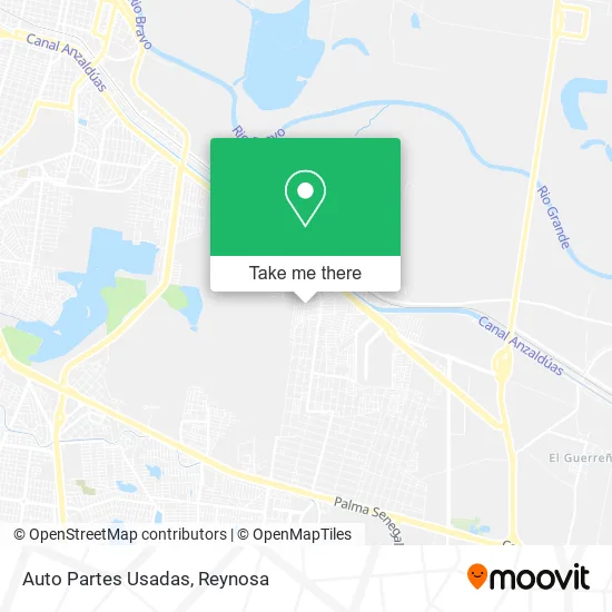 Auto Partes Usadas map