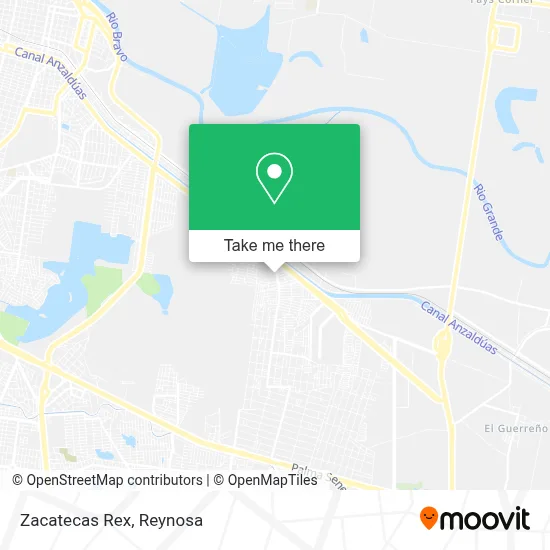 Zacatecas Rex map