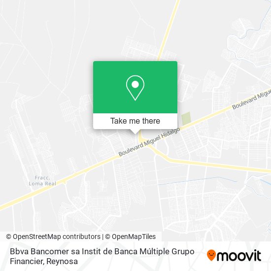Bbva Bancomer sa Instit de Banca Múltiple Grupo Financier map