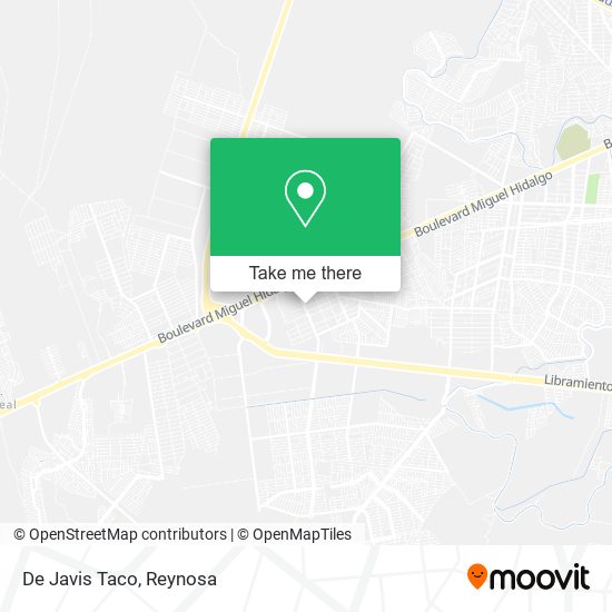 Mapa de De Javis Taco