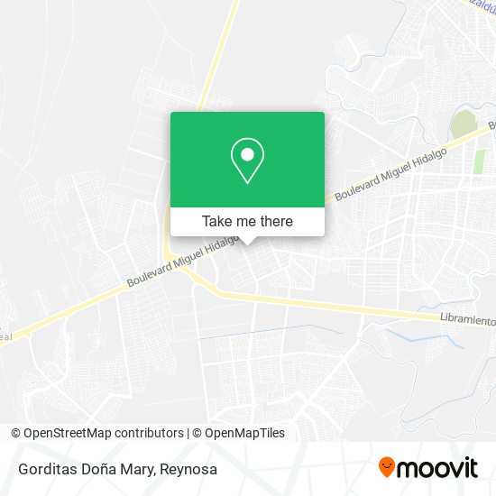 Gorditas Doña Mary map
