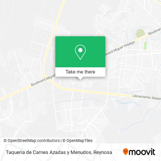 Taqueria de Carnes Azadas y Menudos map
