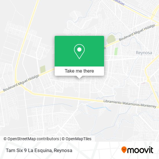 Mapa de Tam Six 9 La Esquina
