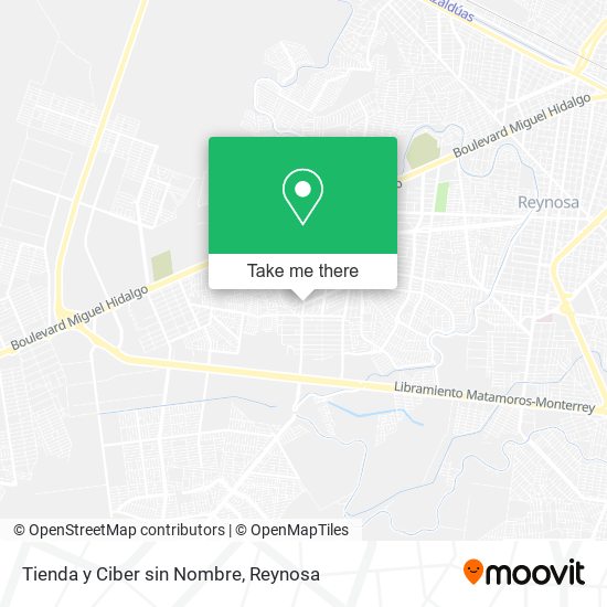 Tienda y Ciber sin Nombre map