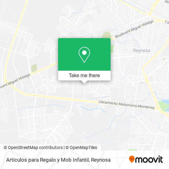 Mapa de Artículos para Regalo y Mob Infantil