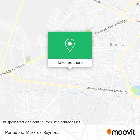 Panadería Mex-Tex map