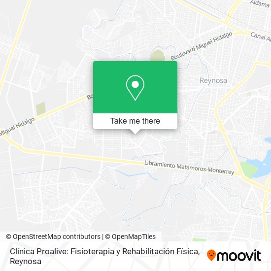 Mapa de Clínica Proalive: Fisioterapia y Rehabilitación Física