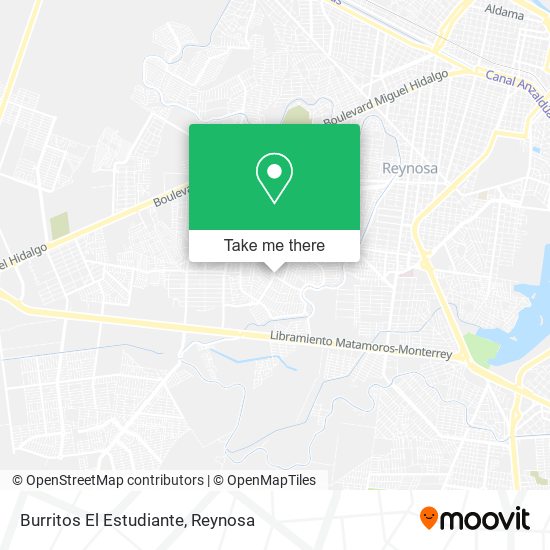 Burritos El Estudiante map