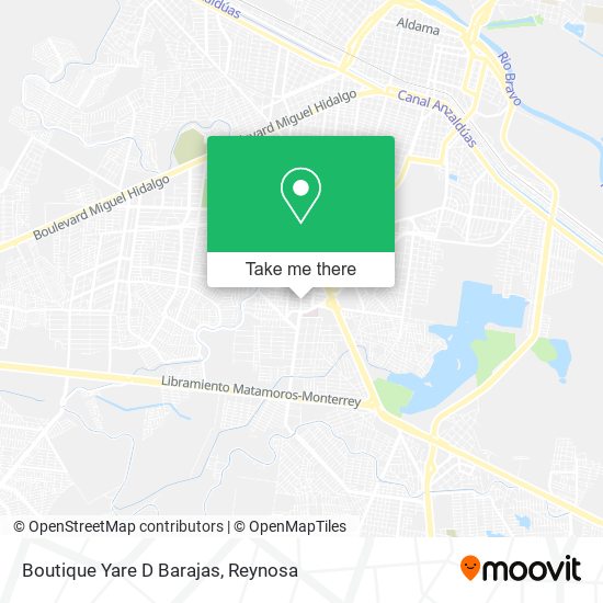Mapa de Boutique Yare D Barajas