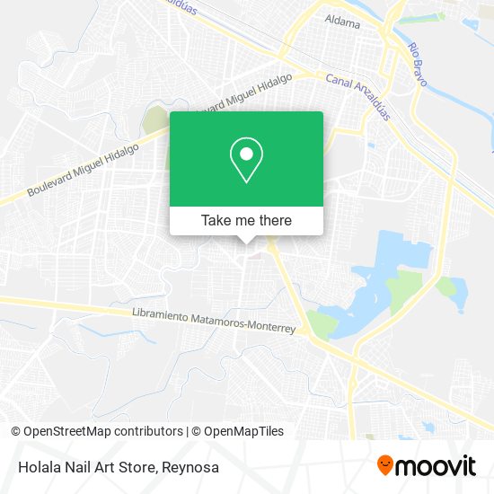 Mapa de Holala Nail Art Store