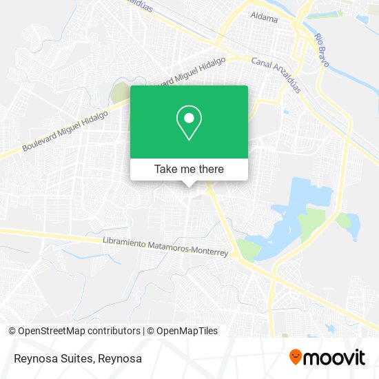 Reynosa Suites map