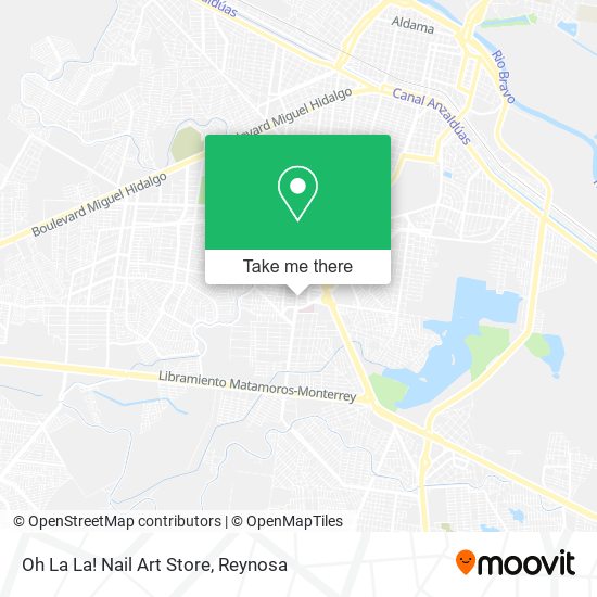 Oh La La! Nail Art Store map
