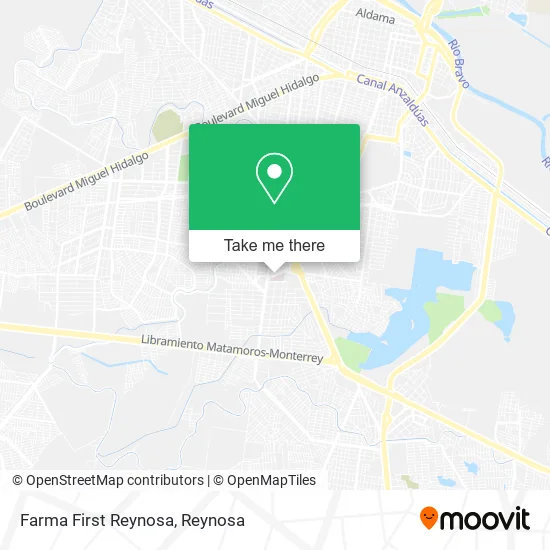 Farma First Reynosa map
